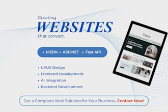 develop custom websites for your bussiness