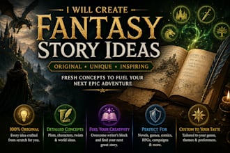 create original fantasy story ideas for your novel or game