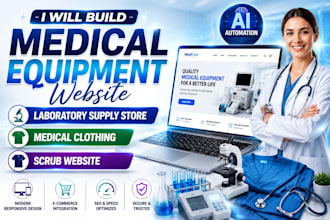medical equipment website laboratory supply store medical clothing scrub website