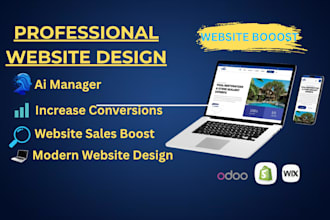 create ,design, sales boost  your website