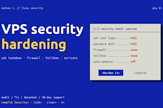harden and secure your linux vps or dedicated server