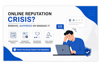 do online reputation management and suppress negative links