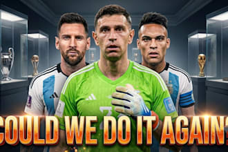 design eye catchy football, sports thumbnails for youtube
