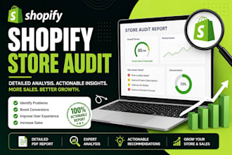 perform a complete shopify store audit with actionable recommendation