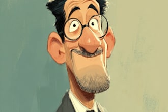 draw cartoon mascot character illustration