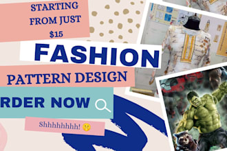 do fashion apparel prints for clothing brand