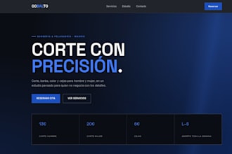 design a professional website for your local business