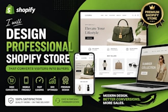 design and redesign shopify store SEO for higher conversion