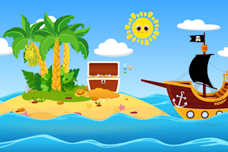 design a 2d background for your animation or game