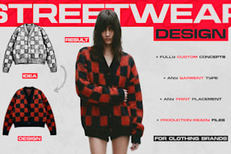 create premium streetwear graphics that elevate your clothing brand