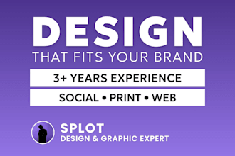 be your graphic designer for print and digital design