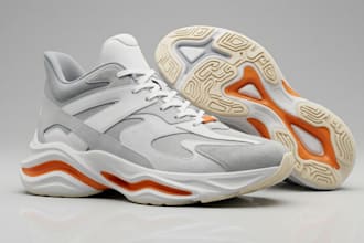 do realistic sandals, shoe, sneakers, and footwear 3d