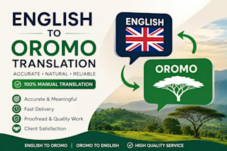 translate afaan oromoo and amhric into english