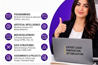 help with your programming, ai, or networking assignment