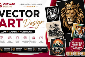professionally vector trace any logo or artwork
