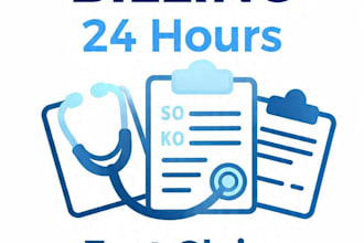 do medical billing,insurance claim submission and ar follow