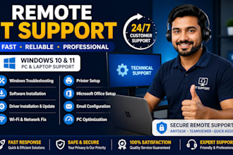 provide professional IT support,network troubleshooting