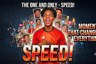 design a viral sport youtube thumbnail with high CTR