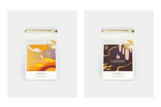 design modern premium coffee packaging
