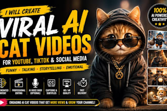 create ai cat and animal shorts videos for youtube automation
