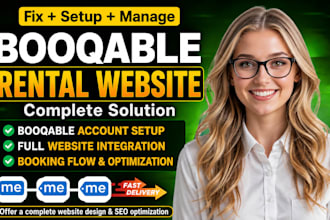 build booqable website, online booking website and rental website design