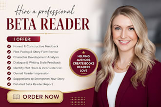 be your fiction beta reader, mystery novel beta reader, thriller beta reader