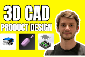 do 3d product design, medical device prototype engineering and 3d cad design