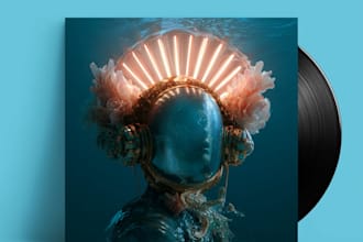 design album cover art or single cover artwork
