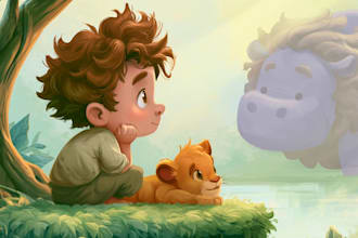 make childrens book illustration and story book covers