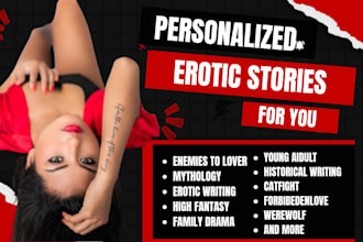 deliver your best erotic romance, dark romance, young adult for your stories