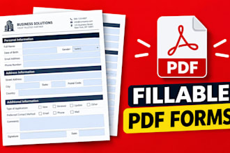 make fillable PDF forms and interactive PDF forms