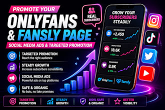 promote your onlyfans or fansly page to increase subscribers