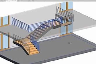 design your staircase in 2d and 3d with autocad and sketchup