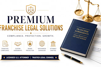 draft a complete fdd and franchise legal package for franchisors
