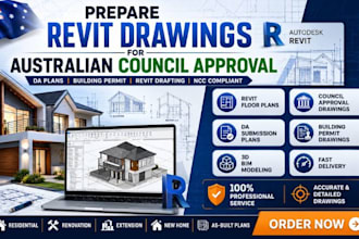prepare revit drawings for australian council approval