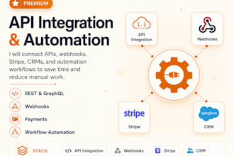 fix and integrate squarespace API, webhook, stripe API, third party apis