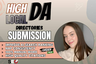 do local citation submission, gmb listing, and local SEO ranking