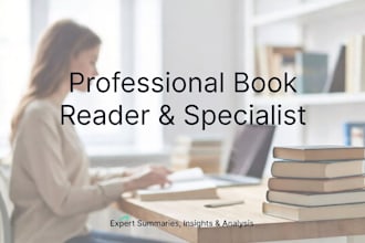 be your expert beta reader for a professional book critique