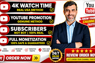 do youtube channel promotion grow USA short video view subscription monetization