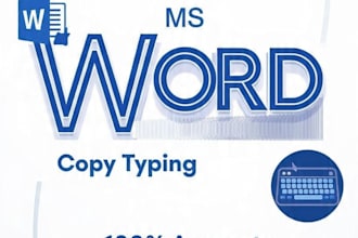 do ms word typing and copy typing