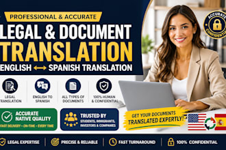 legal translation english translation spanish translation document translation