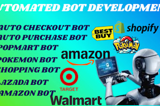 build auto purchase bot, auto checkout bot, auto buying bot, shopping bot
