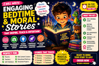 write an engaging bedtime story moral story or educational story for kids