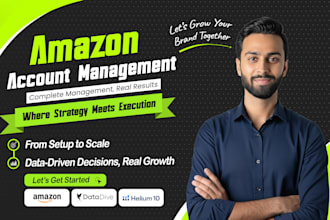 handle your amazon store management, PPC, listings and growth