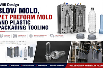 design blow mold pet preform mold and plastic packaging tooling