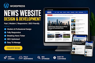 build a professional wordpress news website
