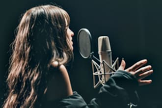 record background vocals, vocal harmonies or be your gospel choir