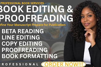 developmental line copy edit proofread format your fiction non fiction poems