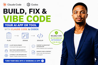 build fix and vibe code your ai app with claude code and codex