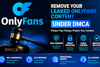 remove and report  your leaked data onlyfans content under dmca